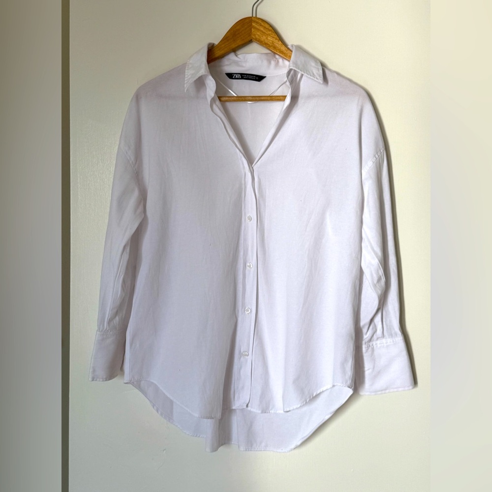 Zara Oversized White Shirt